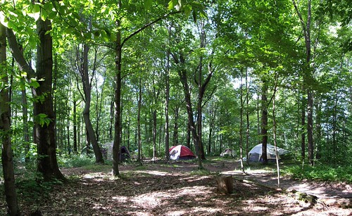 Mountain Camp Tents 1 2011-07-10 by SOI Toronto Centres, Tents are one of the ways people stay at the Mountain Camp, in addition to the huts and cabins., at