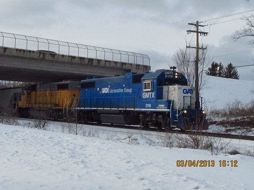 GMTX 2119 heads east on the Adams line towards Butler with… | Flickr