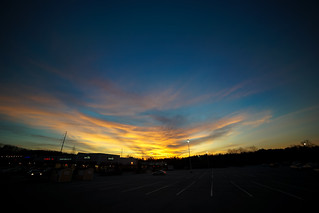 Sunset in Kennesaw on January 24th, 2013