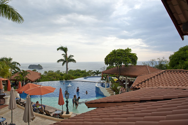 Swimming pool at Hotel Parador, Miguel Antonio, Costa Rica, Central America