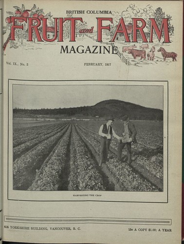 BC Fruit and Farm Magazine (February | février 1917)