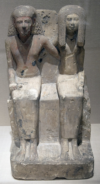 Seated Pair Statue, c. 1450 BC
