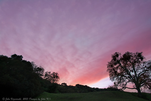 Covered by a pink blanket by Images by John 'K', Taken during a recent sunset hike on Pleasanton Ridge.
<i>© John Krzesinski, 2013.</i>
<i>Did you