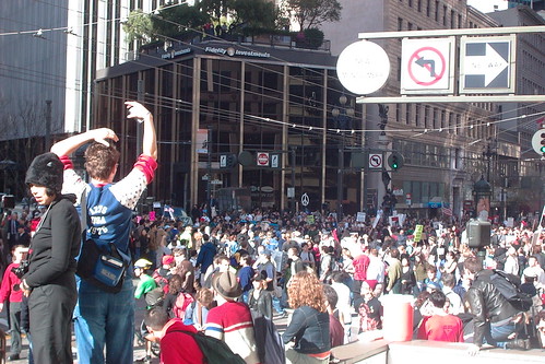 San Francisco Protest Iraq war 2003