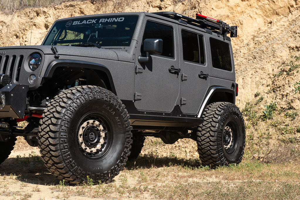 Black Rhino Arsenal on Jeep JK Wrangler - 4 | TSW ALLOY WHEELS | Flickr
