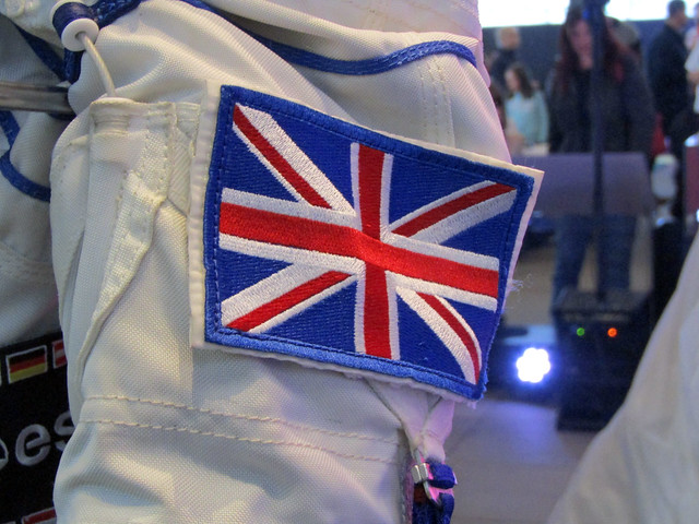 Tim Peake's Sokol (Falcon) Spacesuit - Museum of Science and Industry, Manchester 2018
