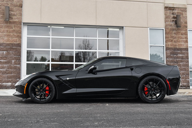 Cray Spider rotary forged wheels on Chevrolet C7 Corvette - KC Trends - 2