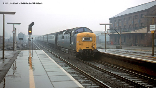 train diesel railway britishrail nottinghamshire deltic class55 newarknorthgate 55008 thegreenhowards