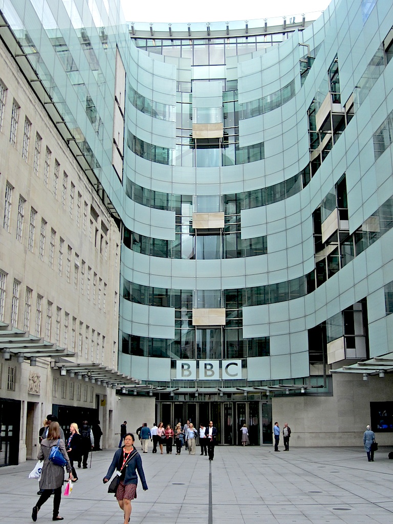 The BBC's new facade
