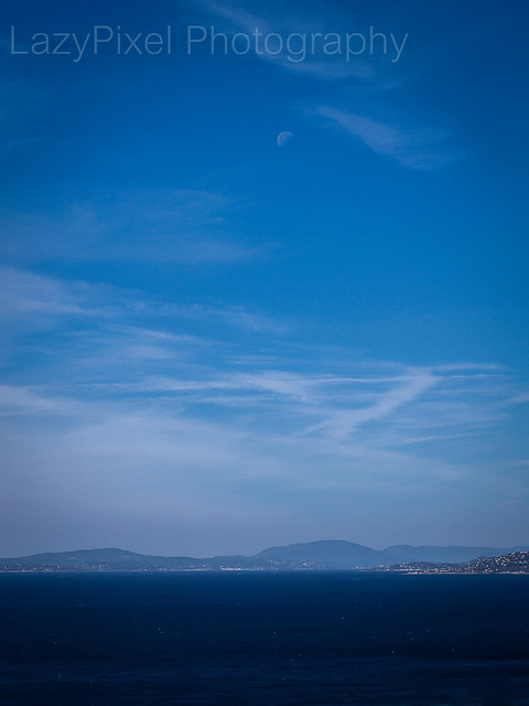 Seascape and Moon