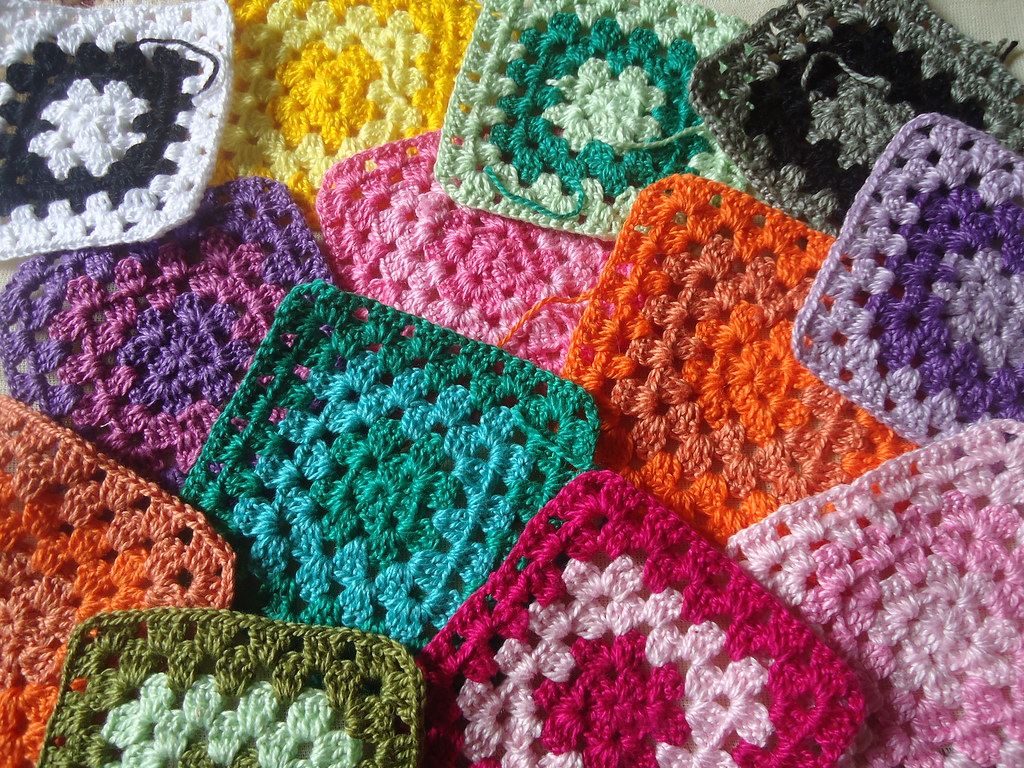 Squares de crochet