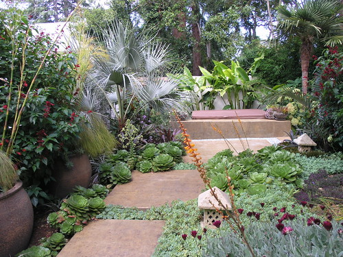 View across garden from lower patio | David Feix Landscape Design | Flickr