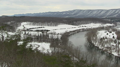 Snow photo at Cullers Overlook 