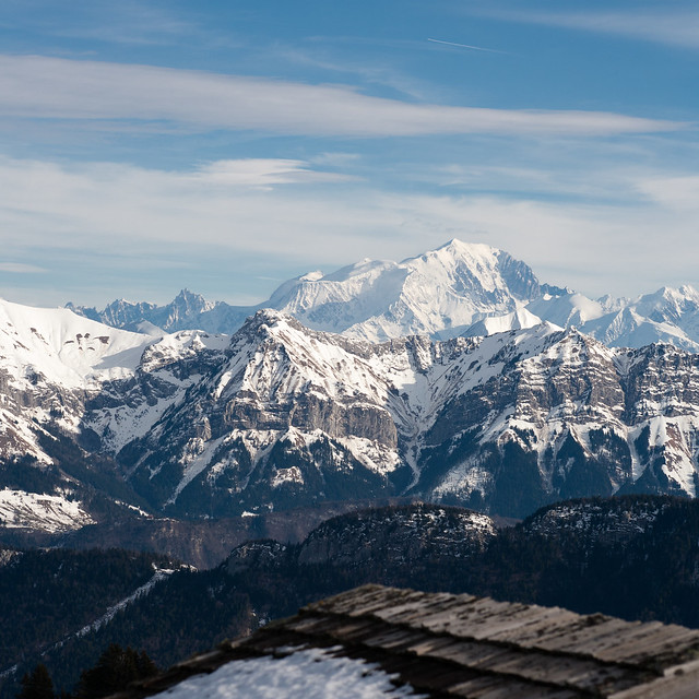 Mont Blanc et tavaillons