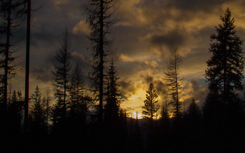 Swan Valley Sunset by lion merchant, sunset montana unitedstates condon swanvalley