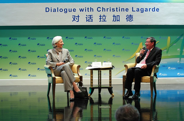 IMF Managing Director Christine Lagarde at Boao Forum for Asia annual conference, April 7, 2013