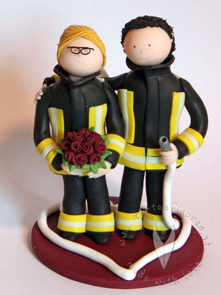 Feuerwehr Brautpaar