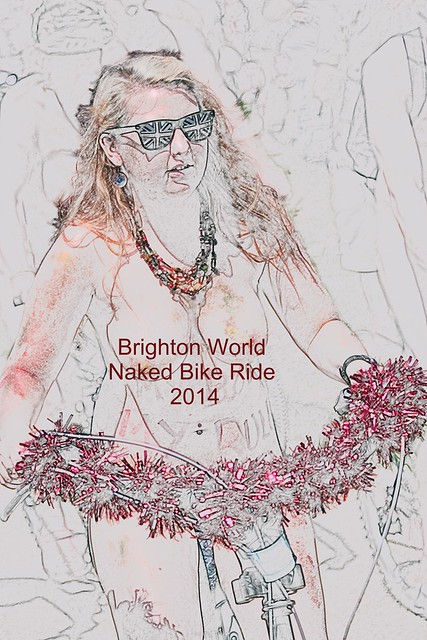 UK World Naked Bike Ride 2014