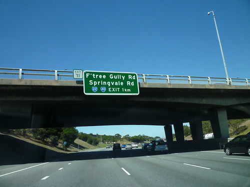M1 Monash Freeway | Blackburn Road overpass outbound. The ca… | Flickr