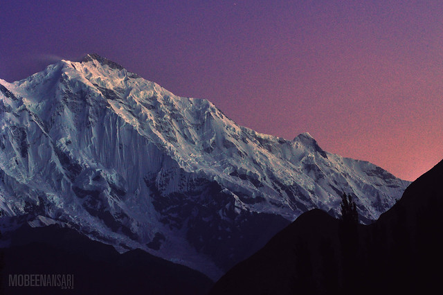 Rakaposhi peak as seen from Aliabad