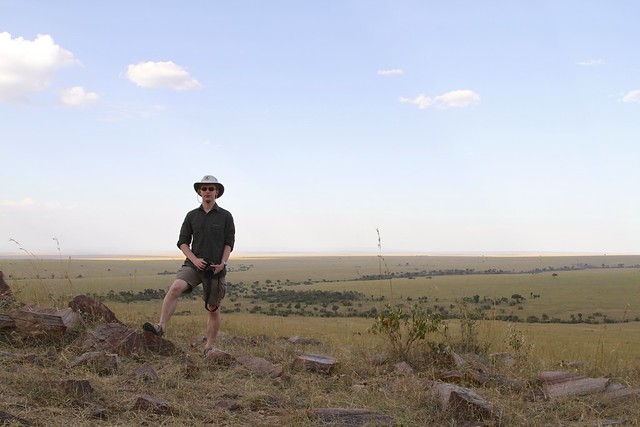 Me in the Masai Mara, Kenya