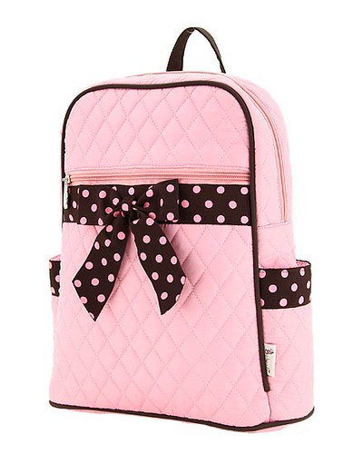 Quilted Solid Backpack QSD2716(PKBR) | QUILTED SOLID MEDIUM … | Flickr