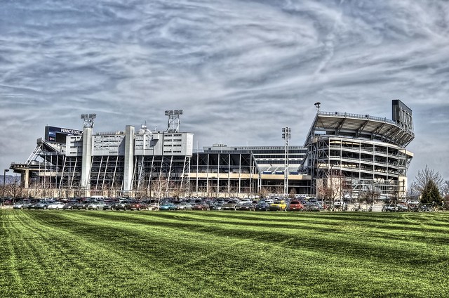 Beaver Stadium on the campus of Penn State HDR