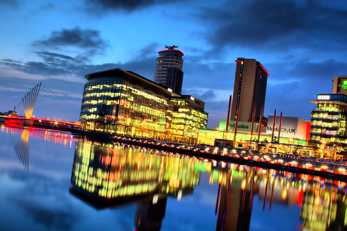 Salford City Lights - HDR | by pointblock