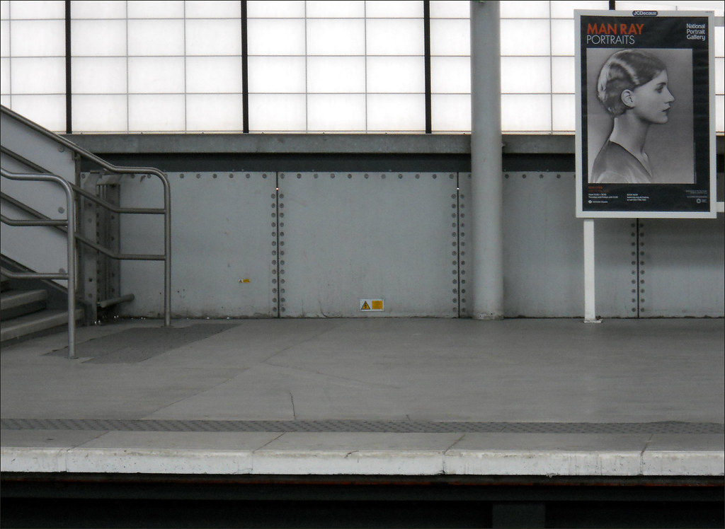 Man Ray at the station. Leeds UK. 2013.