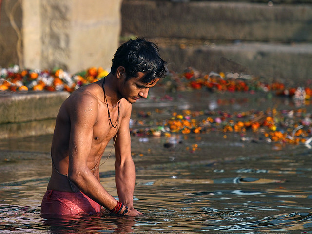 India - Introspection In The Ganges