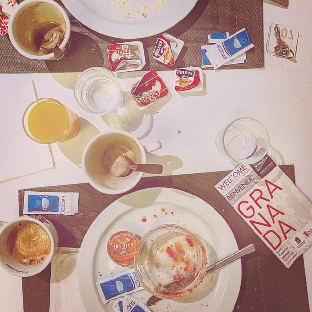 After breakfast in Granada #breakfastpic #breakfast #granada #andalusia #coffee #instatravel #after