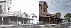 Gawler Railway station - Then and Now