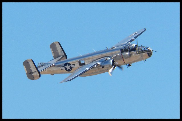 B-25 over Chino