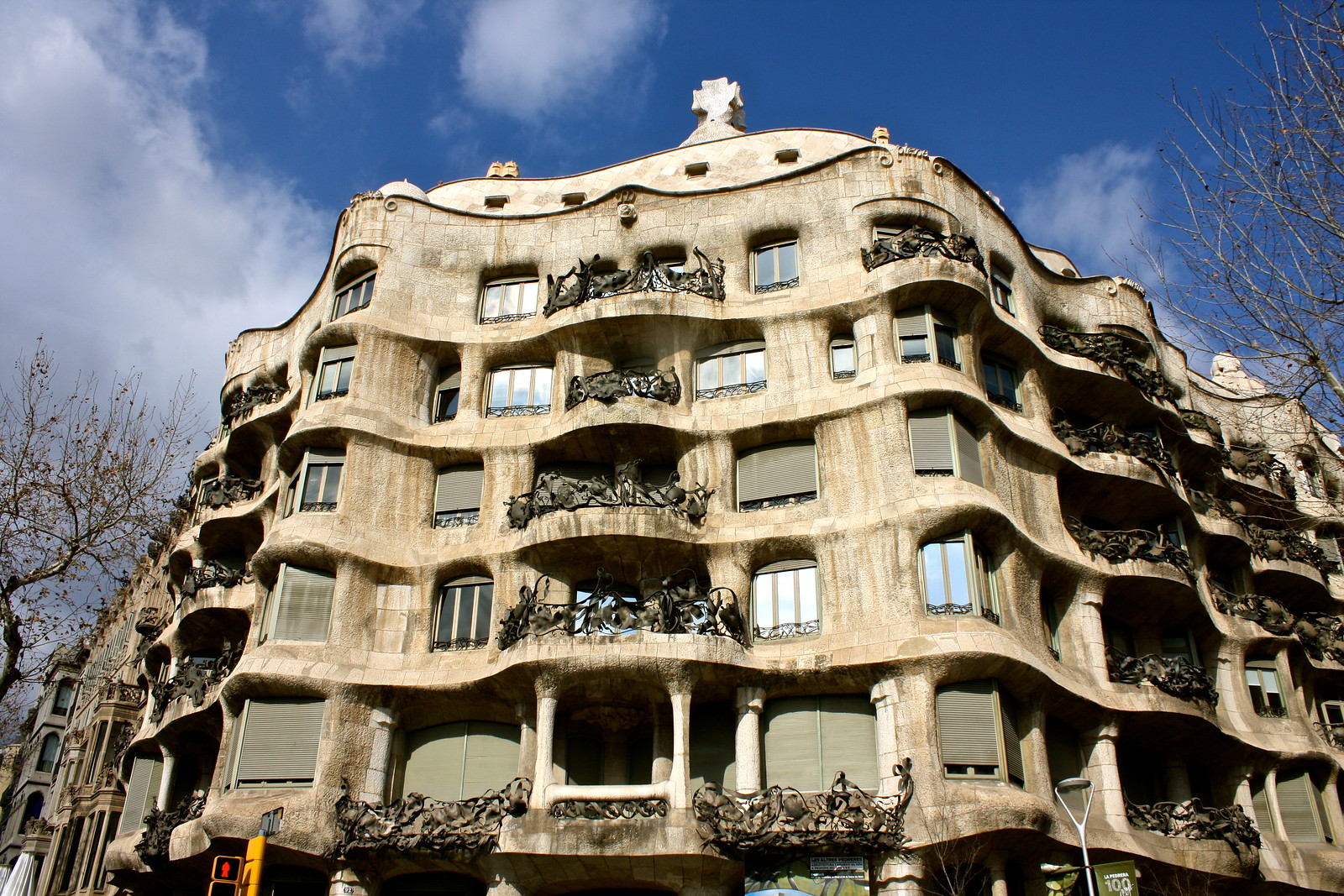 Casa Milà / La Pedrera by Antoni Gaudí in Barcelona, Spain
