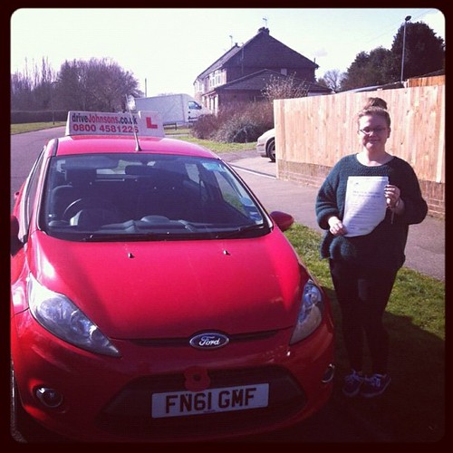 Taila liddard passed her driving test first time today with only 3 minors! #drivingtest #drivejohnsons #drivinglessons | by driveJohnson's
