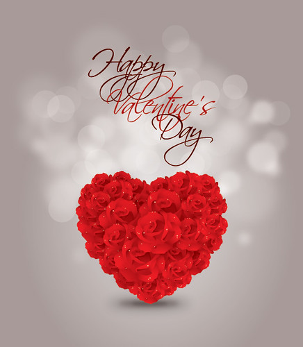 Love Red Flowers Vector Graphics | by vectorbackgrounds