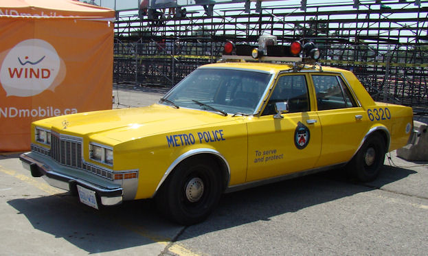 Plymouth Caravelle Metro Toronto Police Car