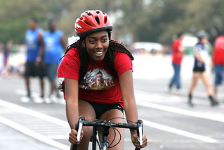 Rice Women's Beer Bike 2013 -- Baker Finishes with a Smile… | Flickr