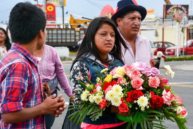 Popular festivity in Ecuador.