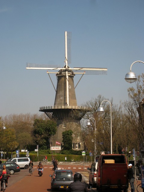 windmill in leiden