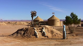 Marokko , Berber-Brunnen bei Rissani, 7-88/2297