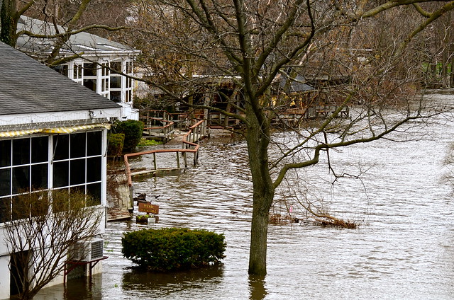 Mill Race Inn flooded Geneva IL