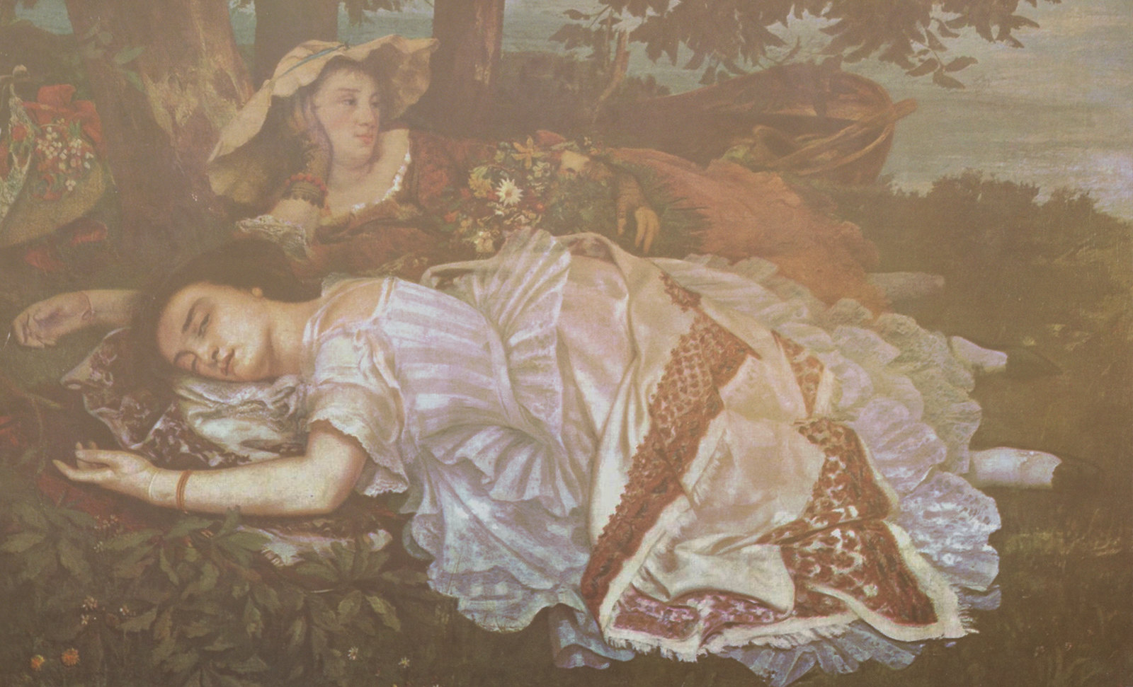 Bondades del Verano, narración de Gustave Courbet (1856), remembranza de Pablo Picasso (1950).