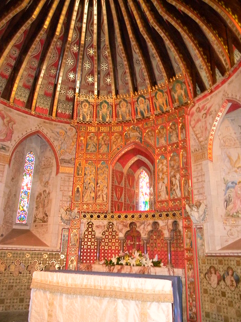 Interior, Hascombe Church Milford to Godalming 