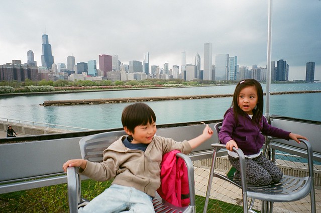 azure, kiki, and the skyline of chicago