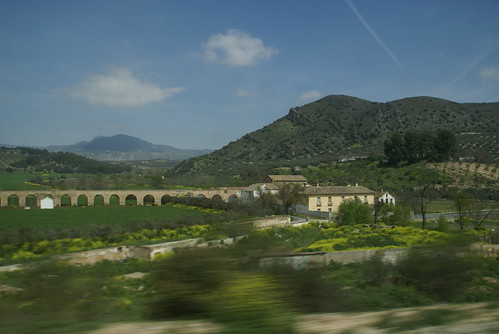 españa train geotagged andalucía spain andalucia aqueduct andalusia fromtrain geo:lat=37249445 geo:lon=3869792 traincórdobagranada