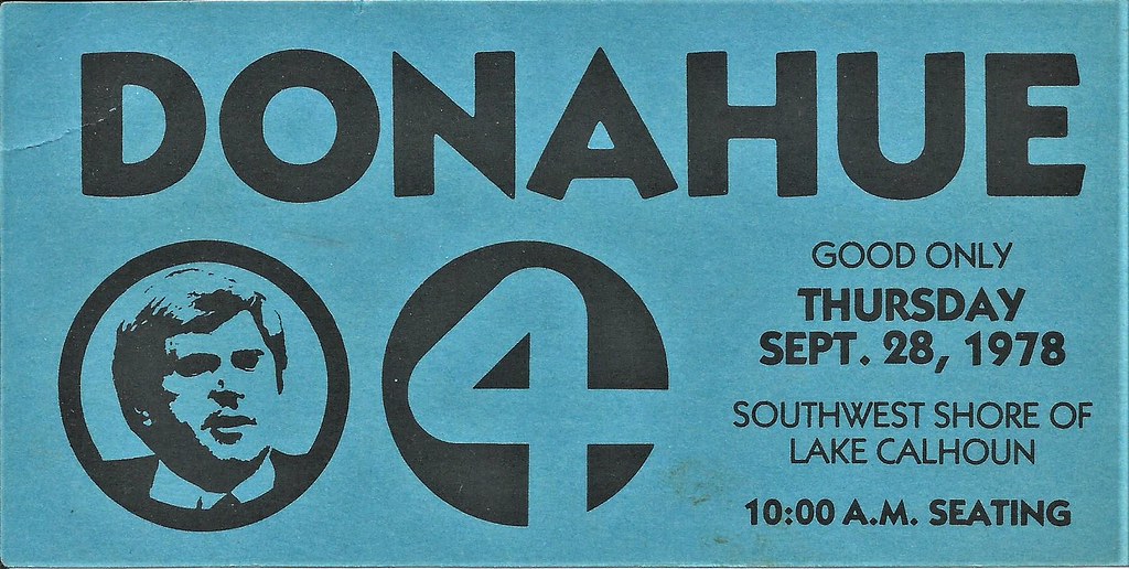 Donahue ticket, 1978