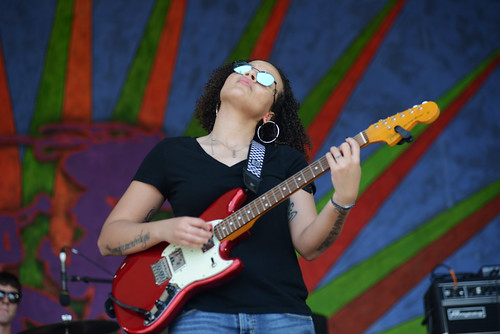 Mia Borders on Day 7 of Jazz Fest - May 6, 2018. Photo by Leon Morris.