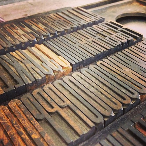 We're reposting this photo just to tell you that @hamiltonwoodtype is now on Instagram. Follow them!