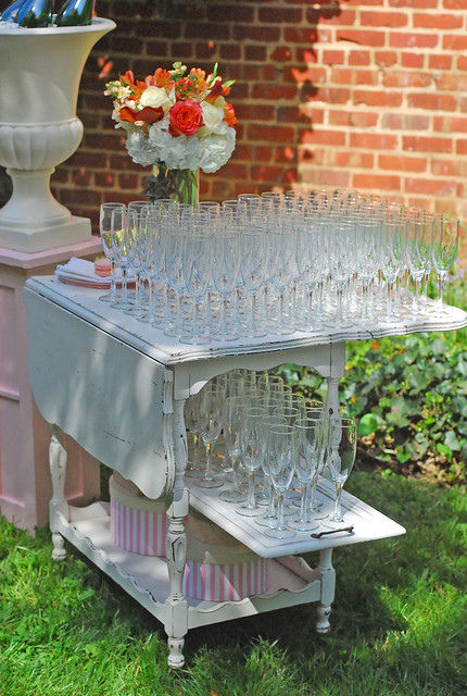 French Pink Dessert Table and Champagne Toast